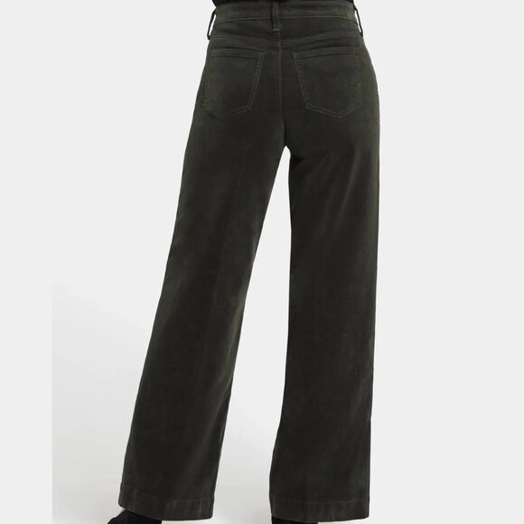 NYDJ Teresa Wide Leg Pants, Color: Vine Leaf, Size: 4 - Picture 10 of 10